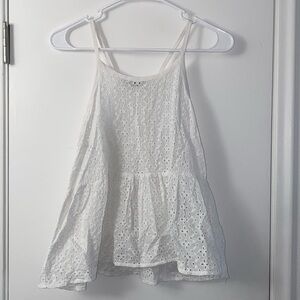 White dressy tank top